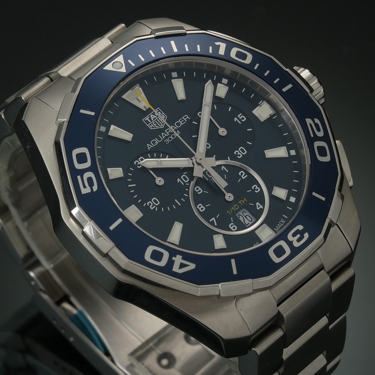 TAG Heuer(USED)태그호이어 아쿠아레이서 블루 크로노 CAY111B.BA0927